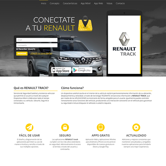 Web Renault Track